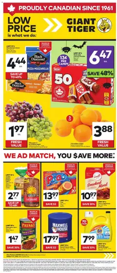 Preview of leaflet Weekly Flyer from shop Giant Tiger is valid from Oct 15, 2025