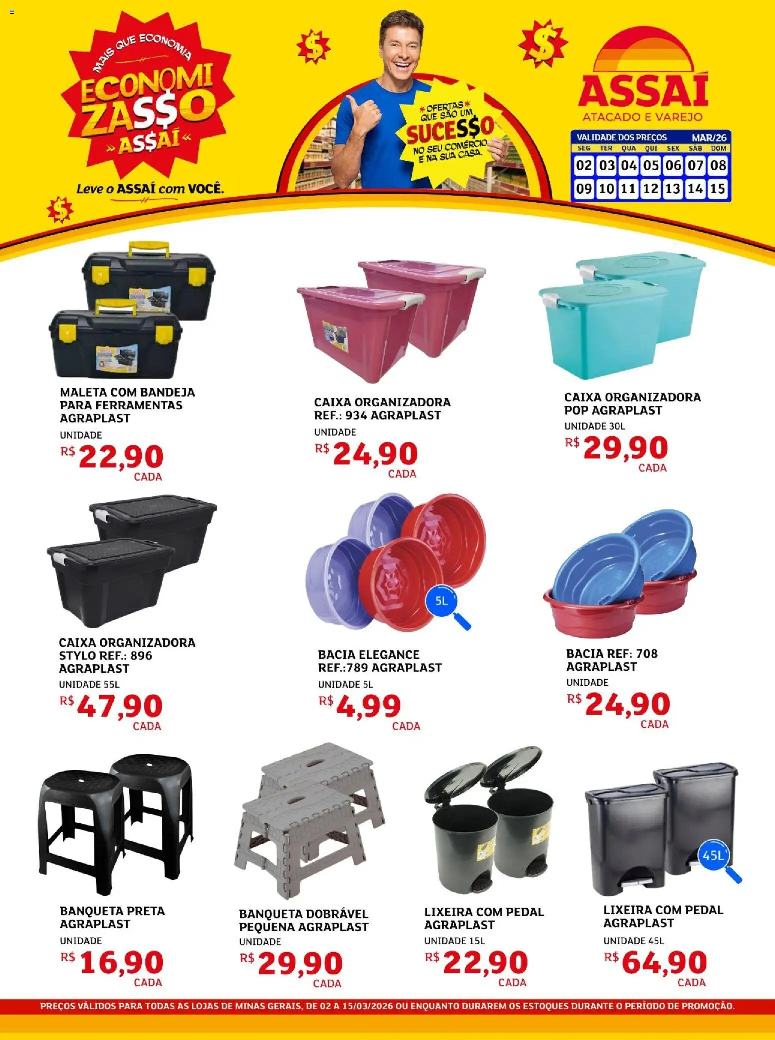 Pré-Visualização do folheto "Assaí Atacadista ofertas - MG" da loja Assaí Atacadista válido a partir de 02/03/2026