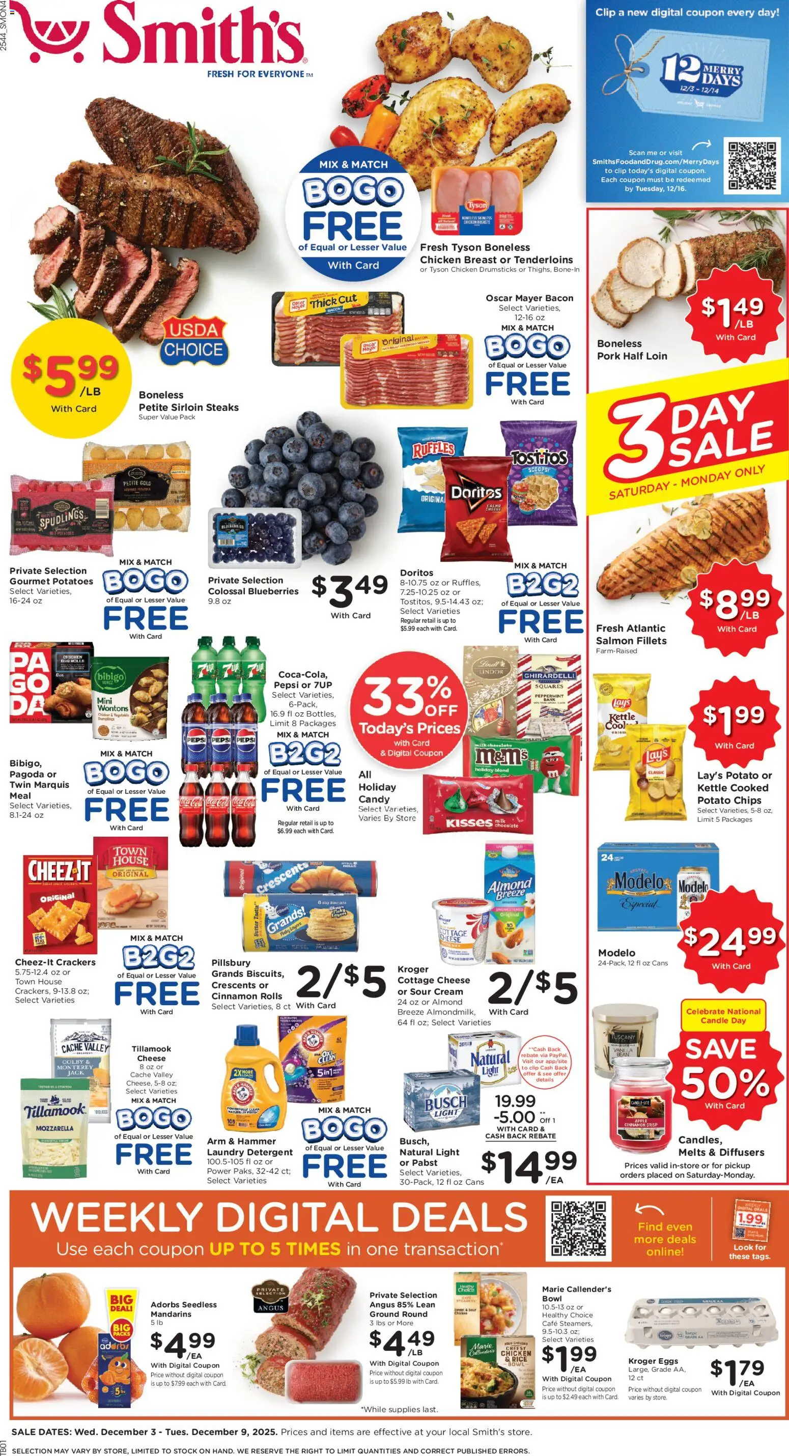 Ad Preview of Smith's Weekly Ad from 12/03/2025