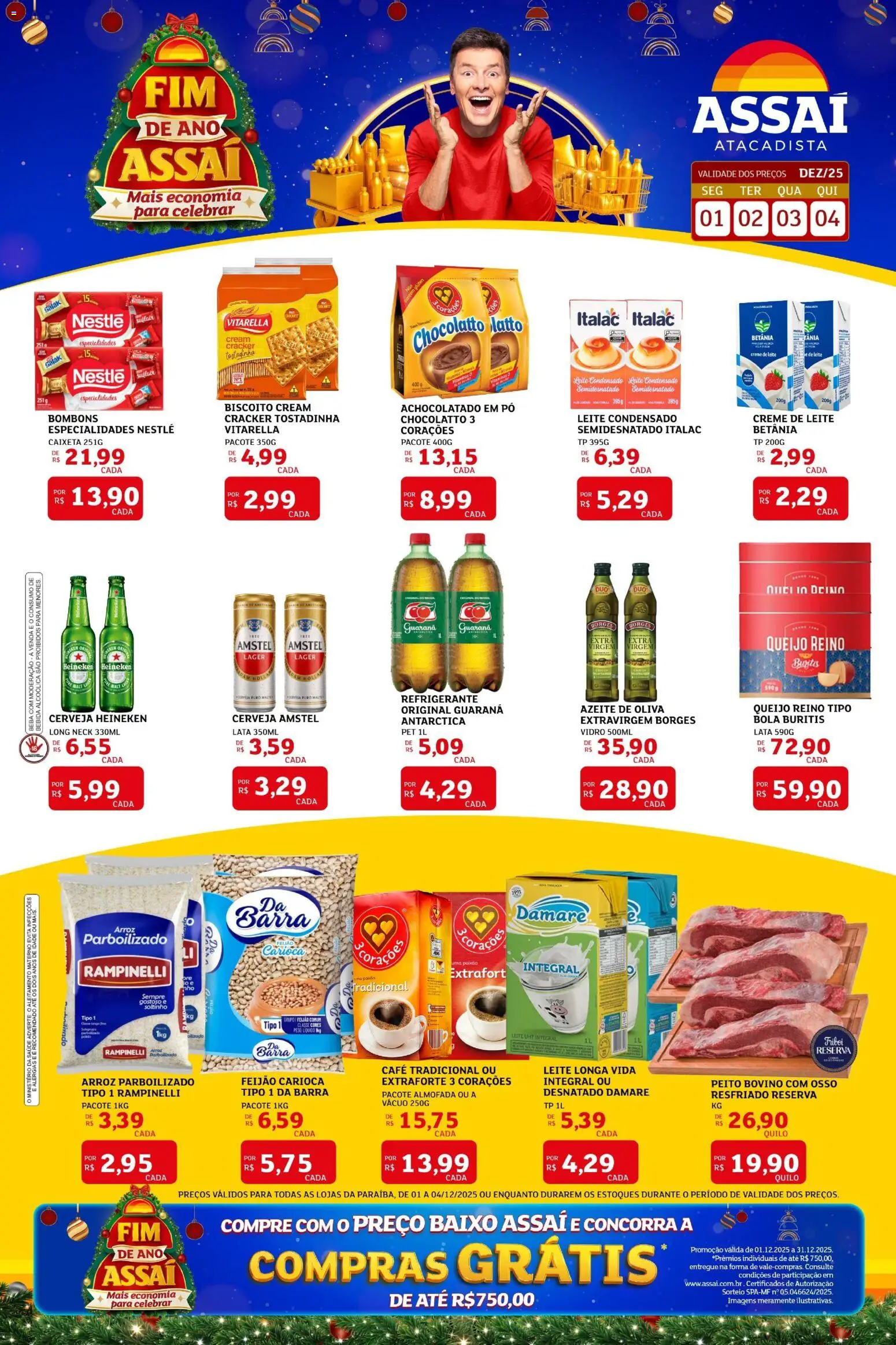 Pré-Visualização do folheto "Encarte" da loja Assaí Atacadista válido a partir de 01/12/2025
