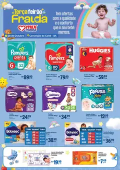 Pré-Visualização do folheto "Ofertas Terça da Fralda" da loja Mateus válido a partir de 28/10/2025