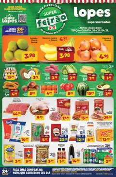 Pré-Visualização do folheto "Lopes Supermercados - Ofertas da semana" da loja Lopes Supermercados válido a partir de 28/04/2026