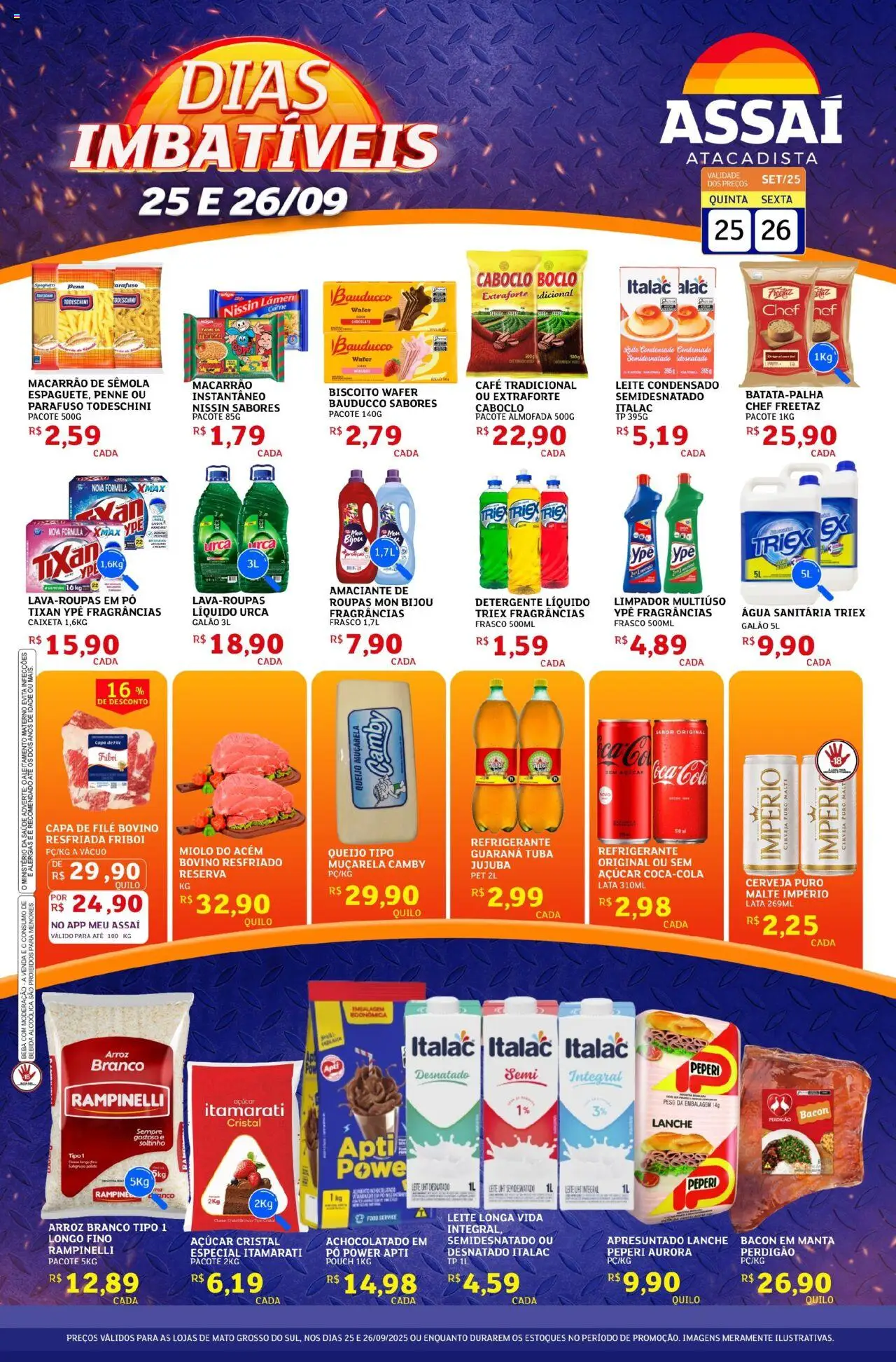 Assaí Atacadista folheto "Encarte - MS" válido a partir de 25/09/2025 - número de página 1