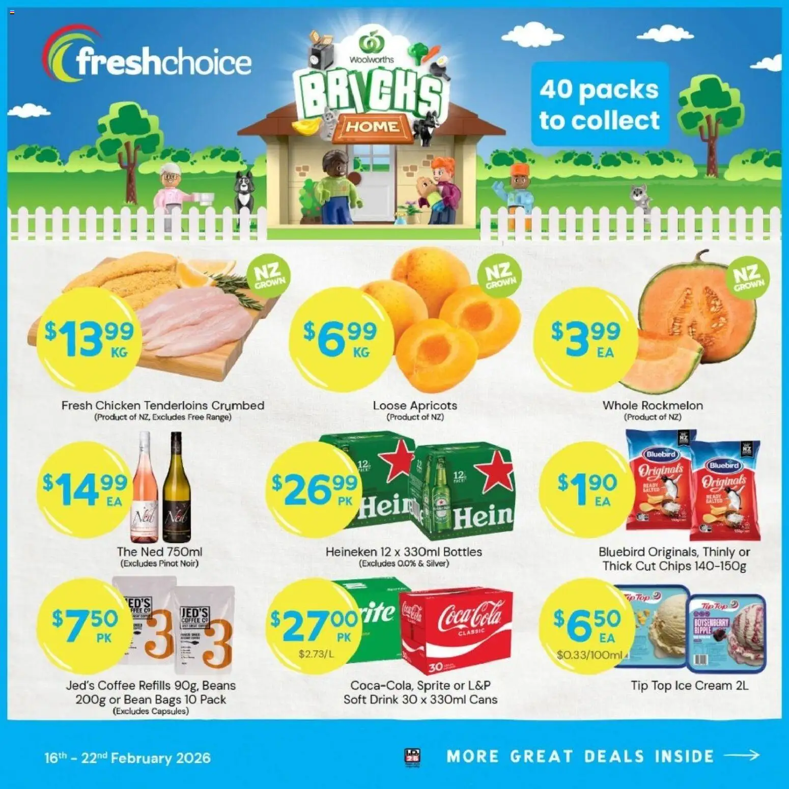Preview of catalogue Catalogue from shop FreshChoice valid 16 Feb 2026