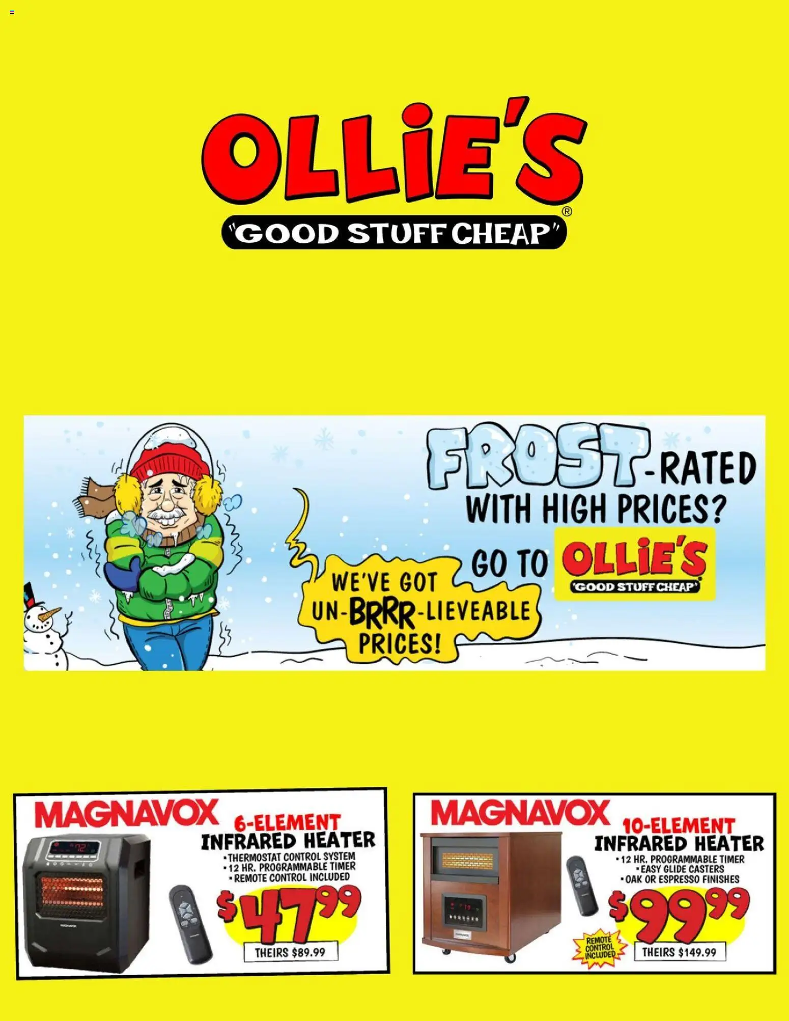 Ad Preview of Ollie's Good Stuff Cheap from 01/24/2026
