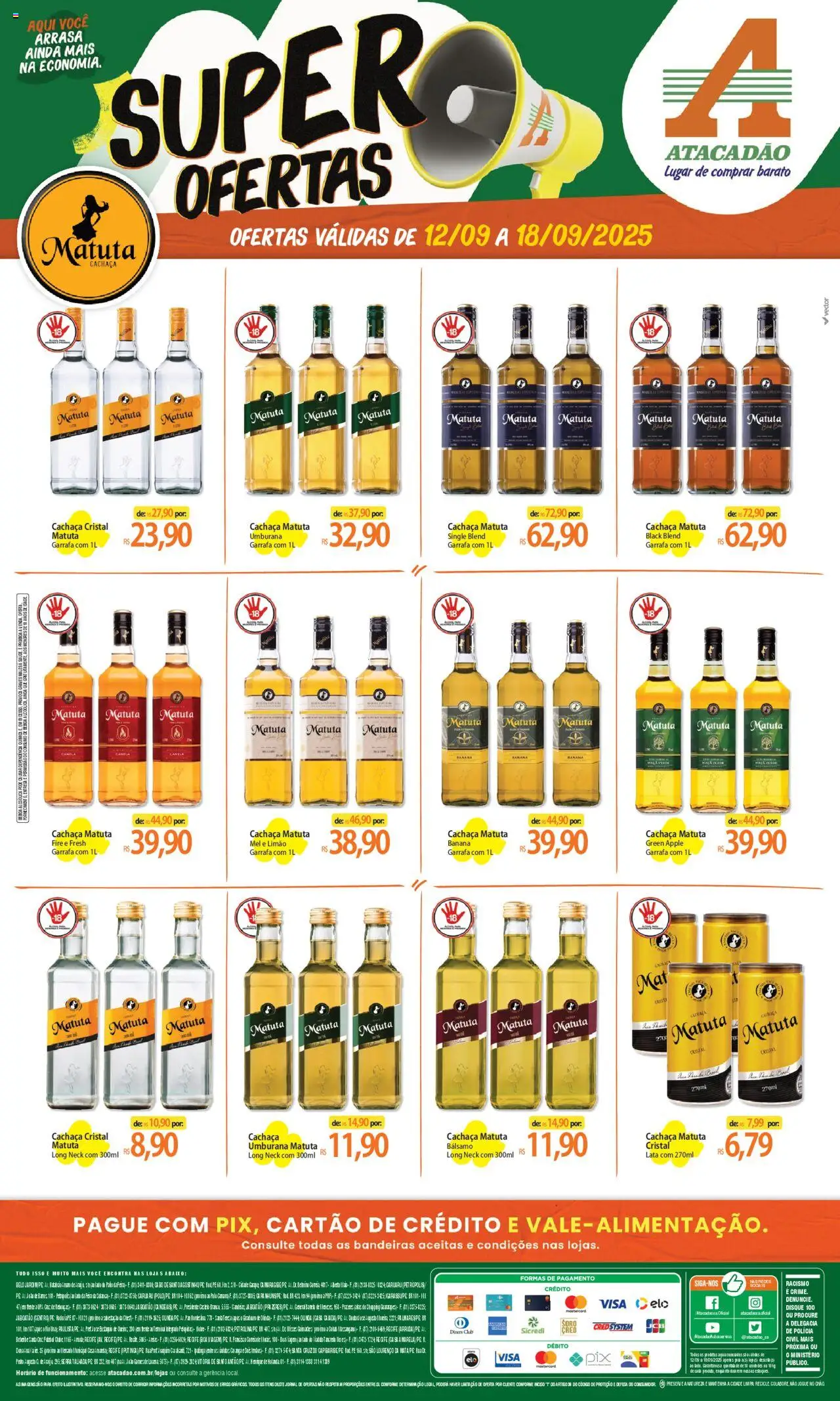 Atacadão folheto "Ofertas - PE" válido a partir de 12/09/2025 - número de página 1