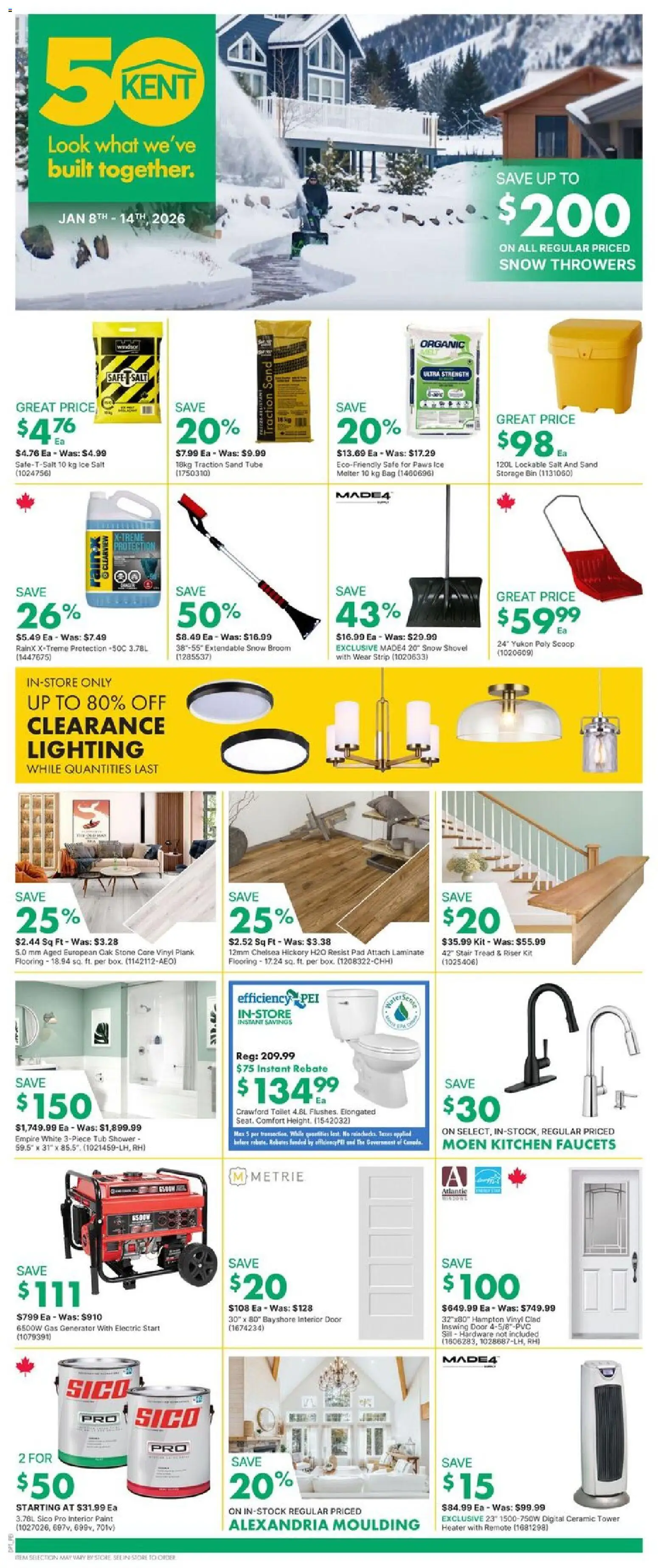 Preview of leaflet Weekly Flyer - PE from shop Kent is valid from Jan 08, 2026