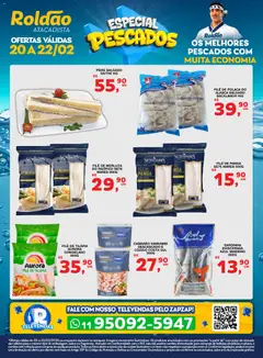 Pré-Visualização do folheto "Ofertas Especial Pescados" da loja Roldão válido a partir de 20/02/2026