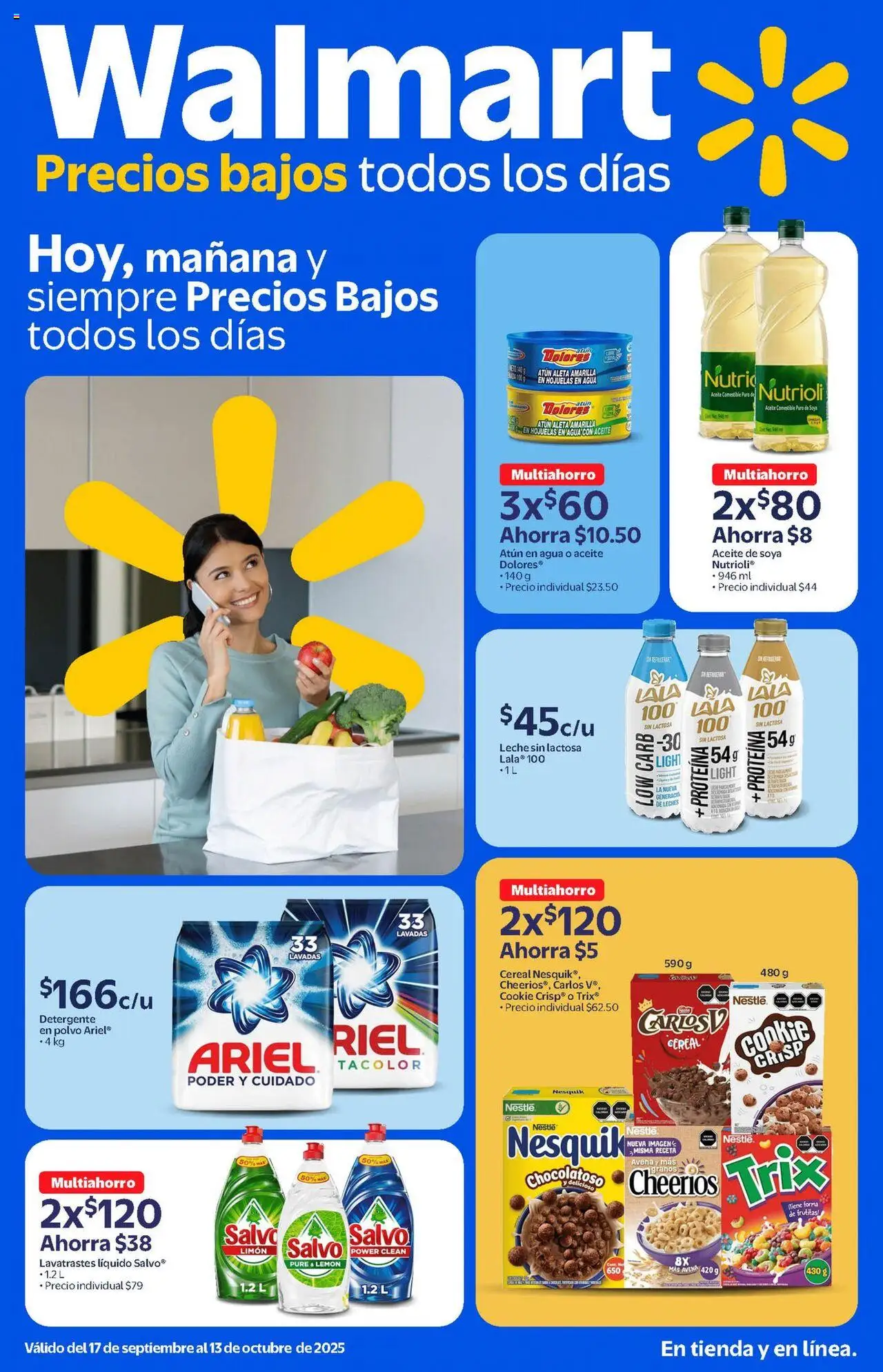 Folleto Walmart y sus promociones válidas desde el 17/09/2025 - Número de página 1