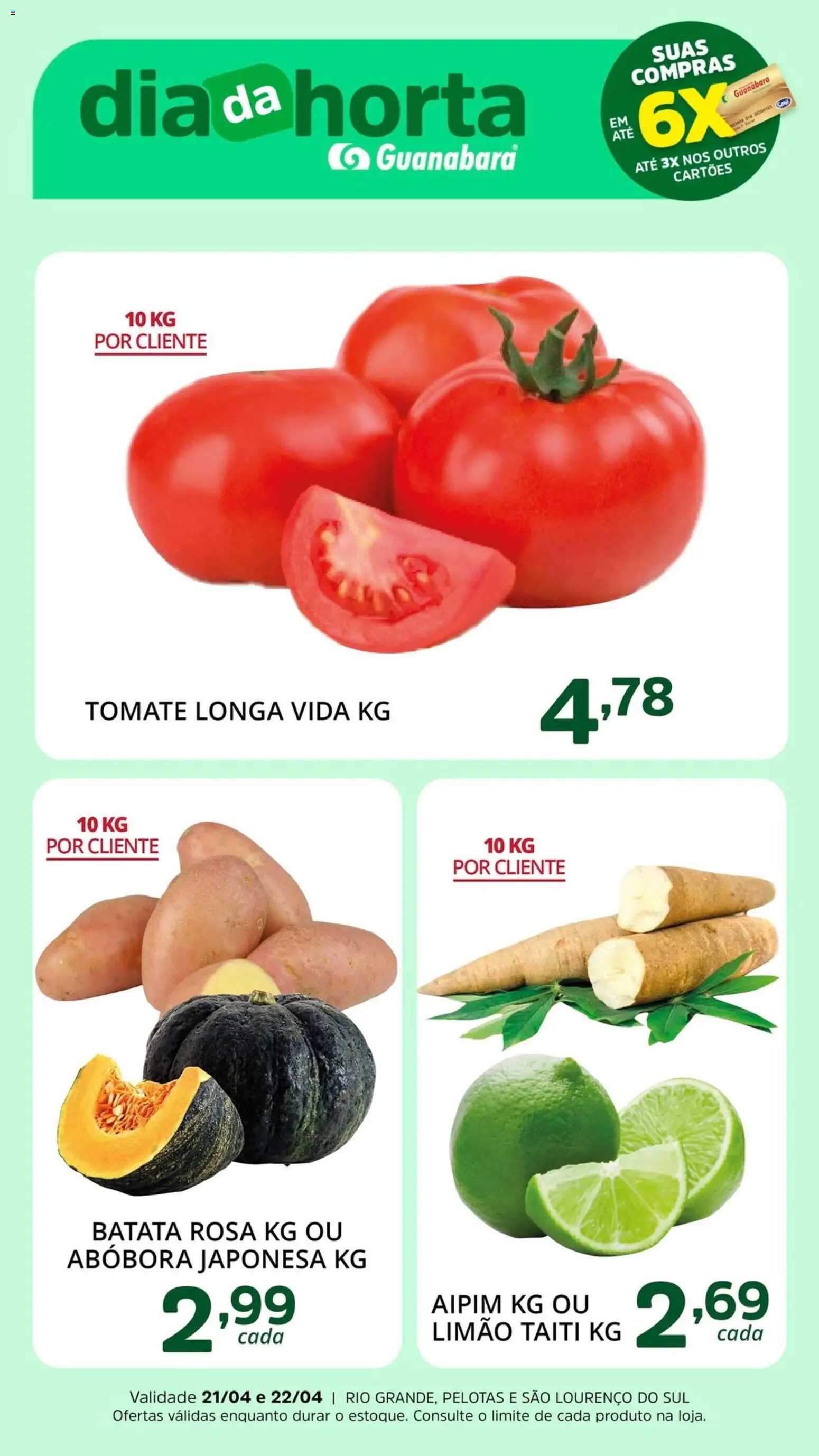 Pré-Visualização do folheto "Supermercado Guanabara - Ofertas da semana" da loja Supermercado Guanabara válido a partir de 21/04/2026