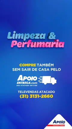 Pré-Visualização do folheto "Ofertas Perfumaria e Limpeza" da loja Apoio Mineiro válido a partir de 20/10/2025