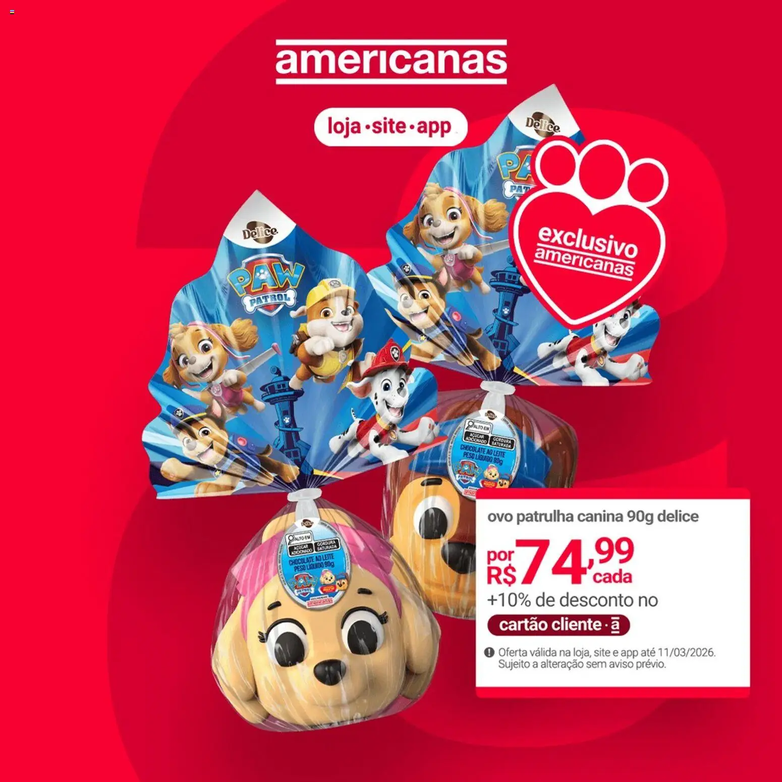 Pré-Visualização do folheto "Lojas Americanas - Ofertas atuais" da loja Lojas Americanas válido a partir de 10/03/2026