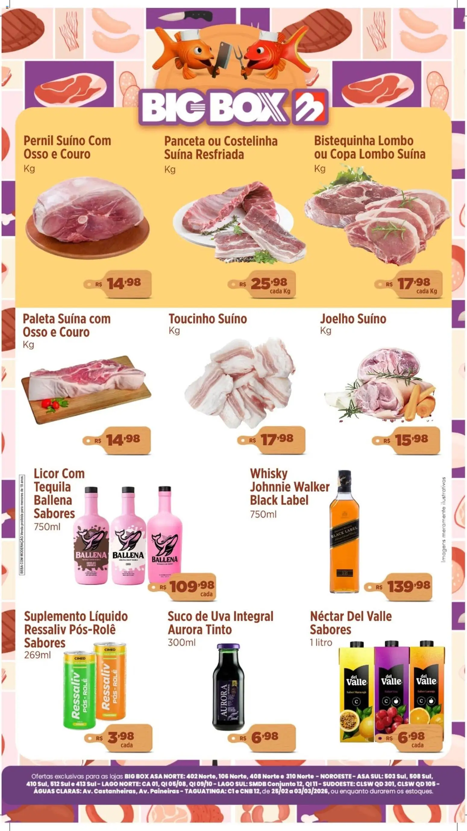 Pré-Visualização do folheto "Big Box ofertas do Açougue" da loja Big Box válido a partir de 25/02/2026