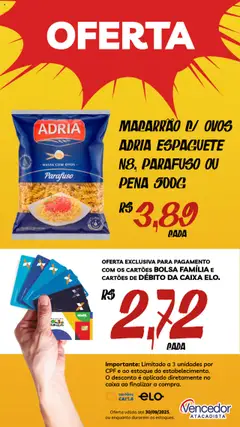 Pré-Visualização do folheto "Ofertas da semana" da loja Vencedor Atacadista válido a partir de 08/09/2025