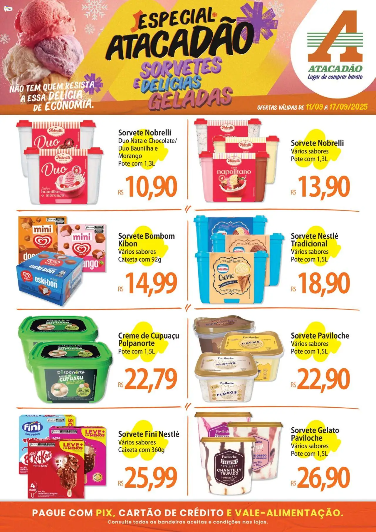 Atacadão folheto "Ofertas - SC" válido a partir de 11/09/2025 - número de página 1
