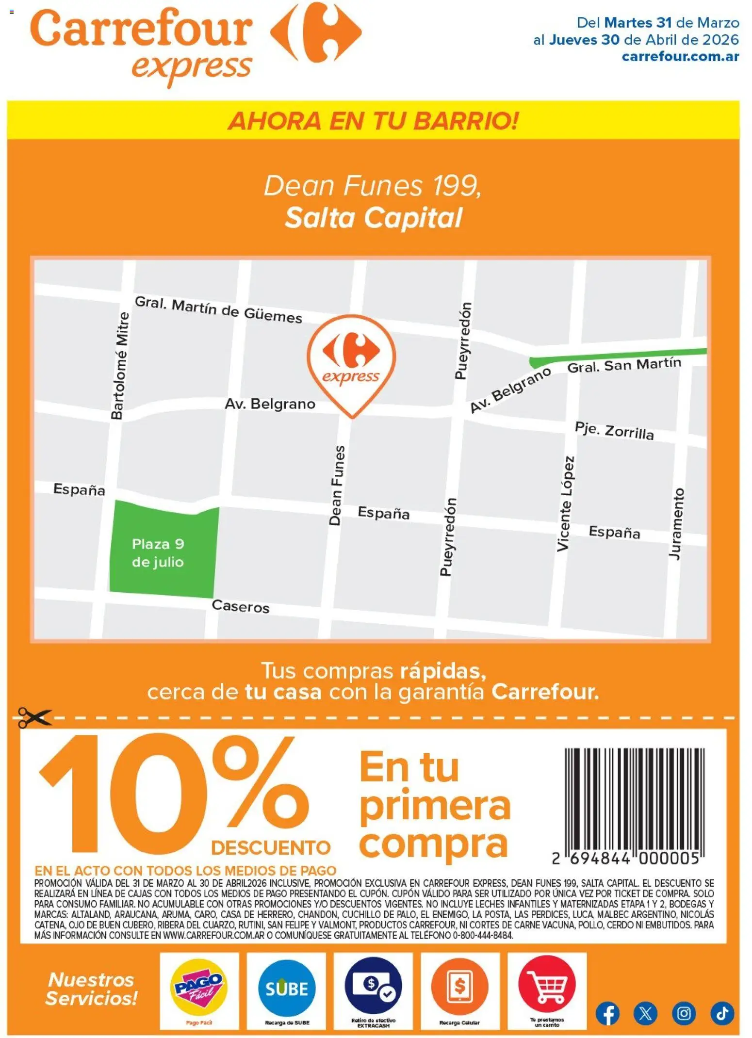 Vista previa del folleto de la tienda Carrefour válido desde el 31/03/2026 
