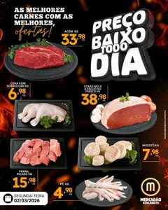 Pré-Visualização do folheto "Mercadão Atacadista ofertas Carne" da loja Mercadão Atacadista válido a partir de 02/03/2026