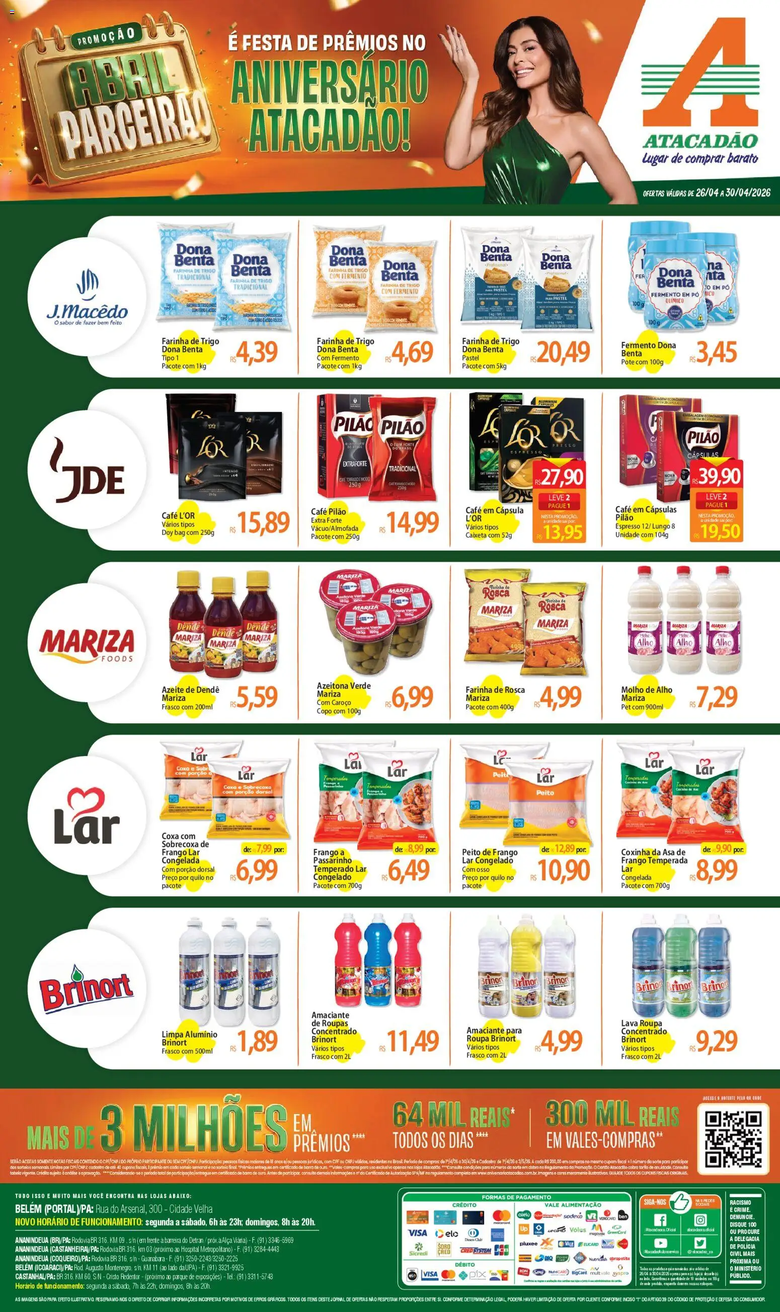 Pré-Visualização do folheto "Atacadão ofertas - PA" da loja Atacadão válido a partir de 26/04/2026