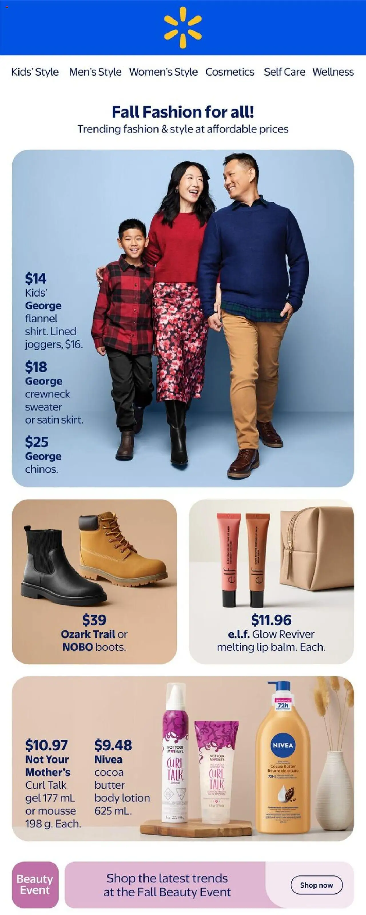 Walmart flyer valid from Sep 25, 2025 - page number 1