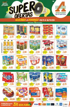 Pré-Visualização do folheto "Ofertas da semana" da loja Atacadão válido a partir de 10/11/2025