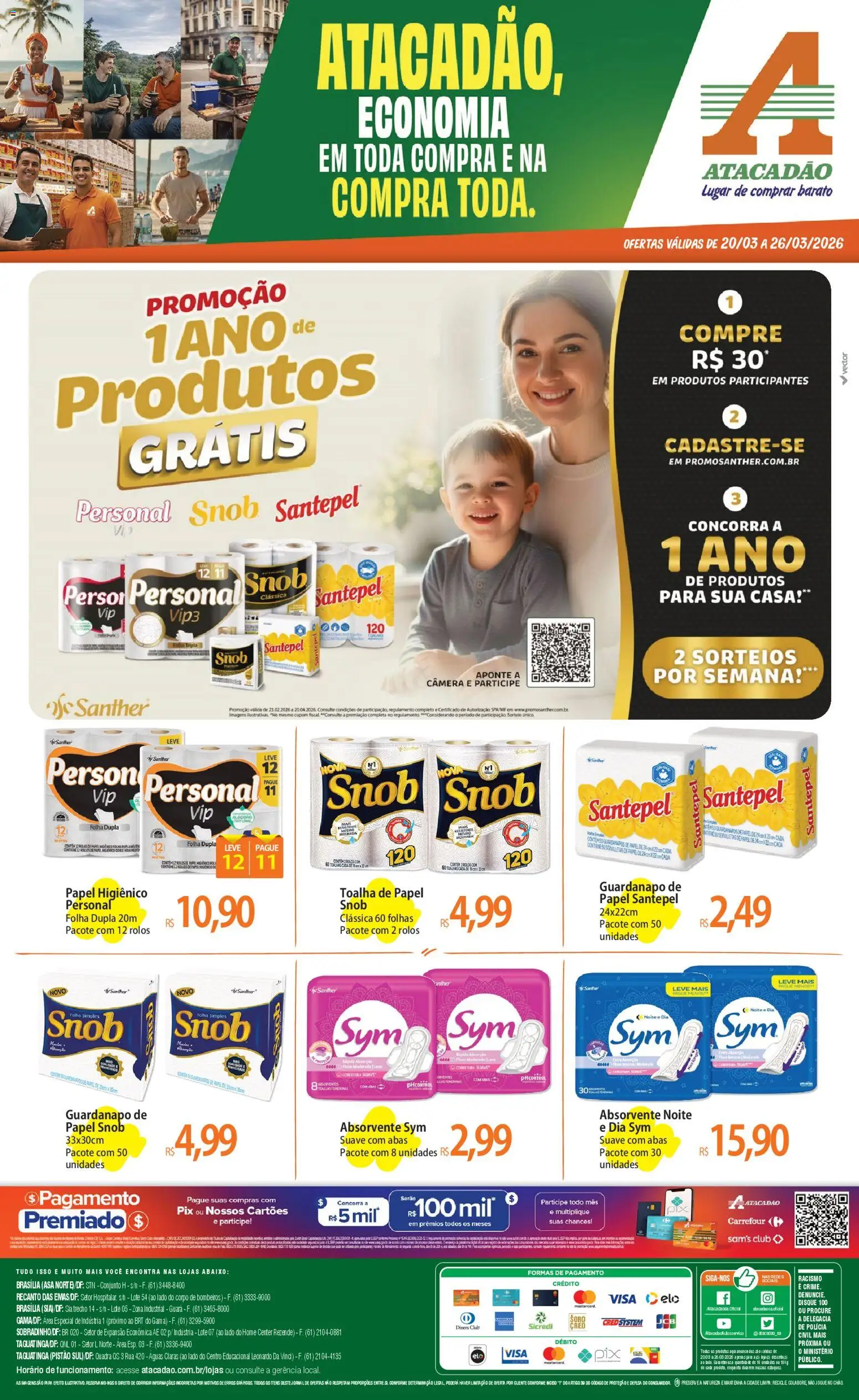Pré-Visualização do folheto "Atacadão ofertas - DF" da loja Atacadão válido a partir de 20/03/2026