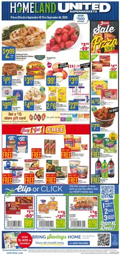Ad Preview of Homeland Weekly Ad from 09/10/2025