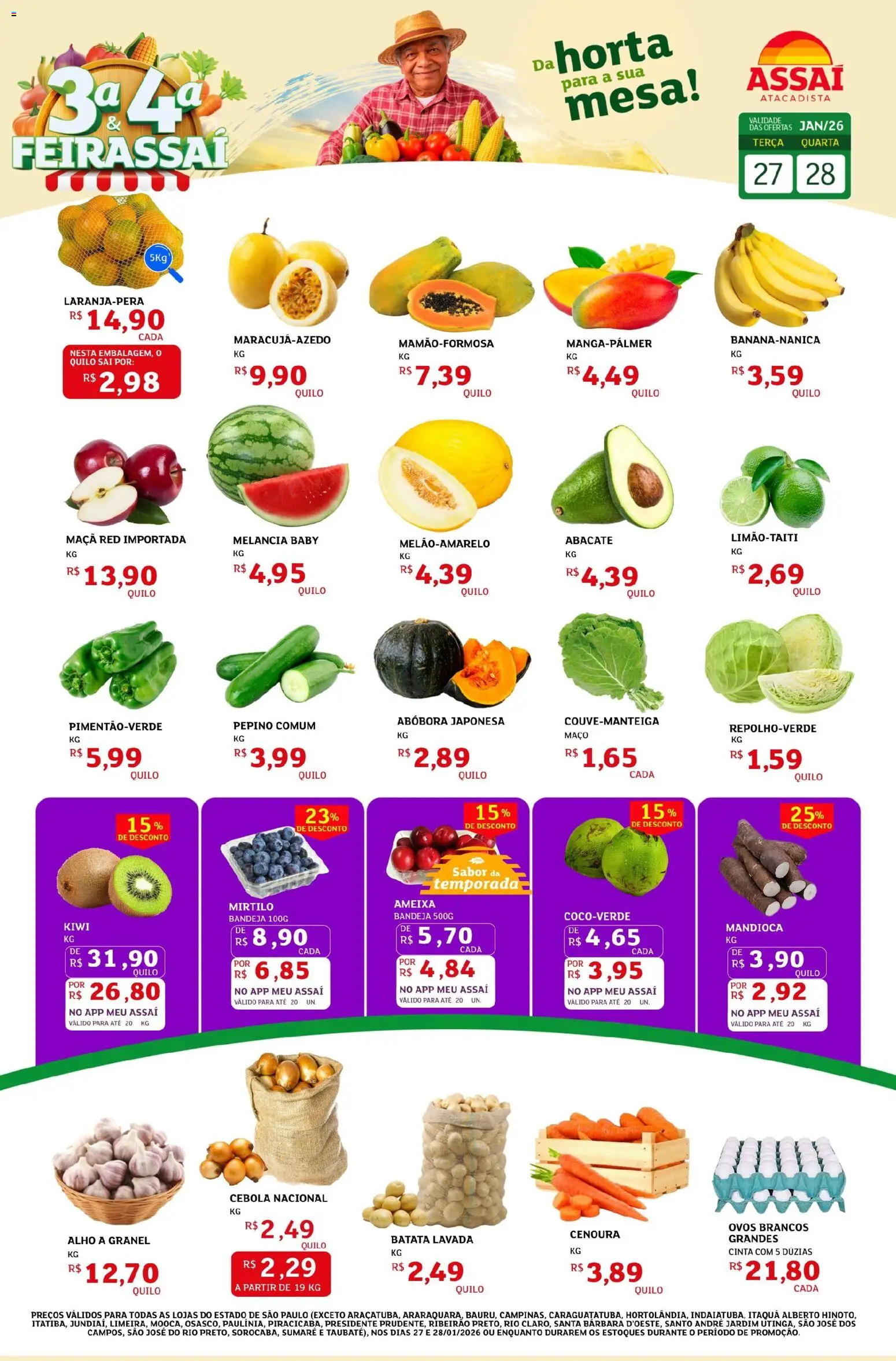Pré-Visualização do folheto "Encarte - SP" da loja Assaí Atacadista válido a partir de 27/01/2026