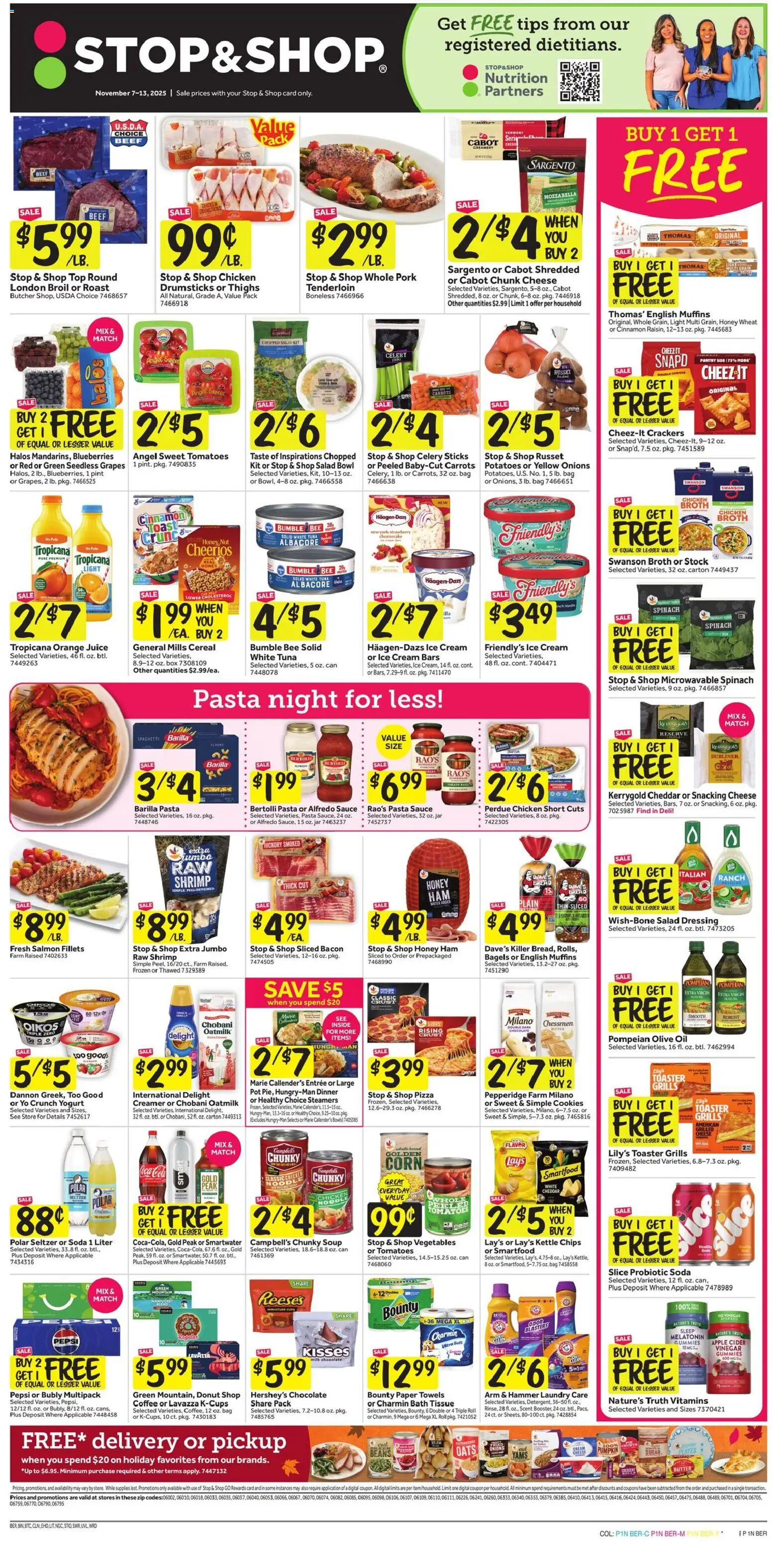 Ad Preview of Stop & Shop Weekly Circular - CT from 11/07/2025