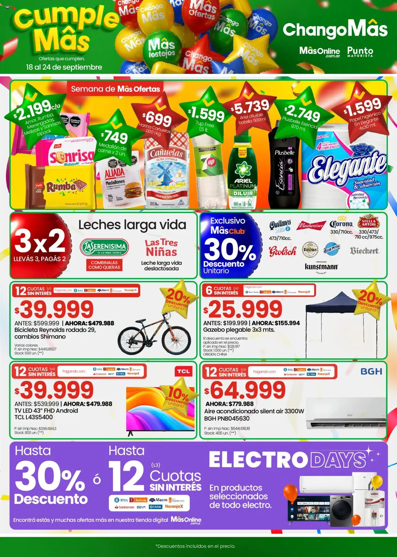 Changomas Ofertas del 18/09/2025 >> Catálogo