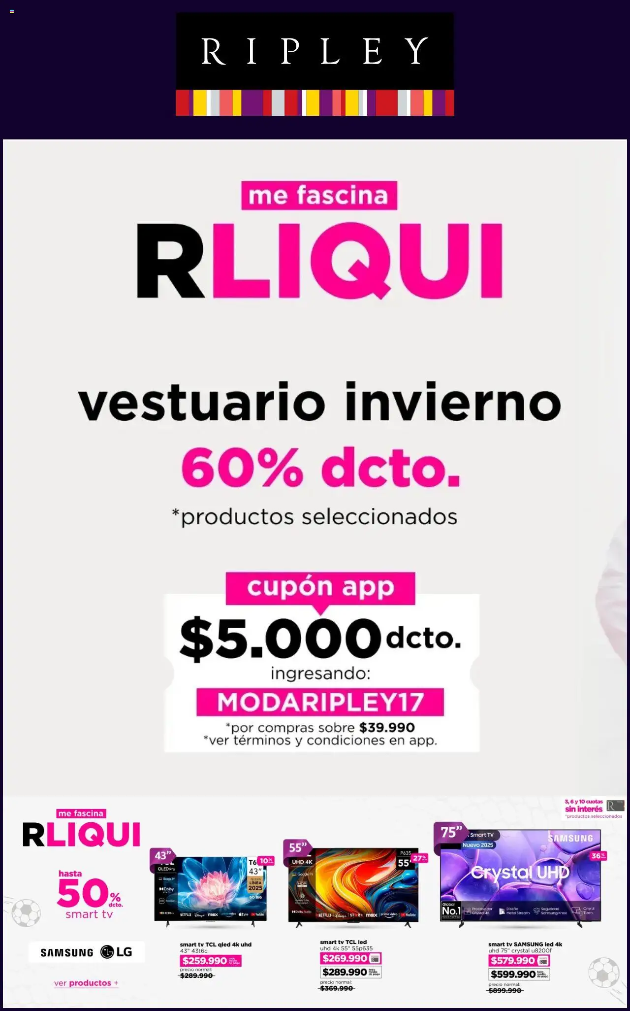 Ripley Ofertas > válido desde 01.07.2025 > número de página 1 - Audio, Sobre