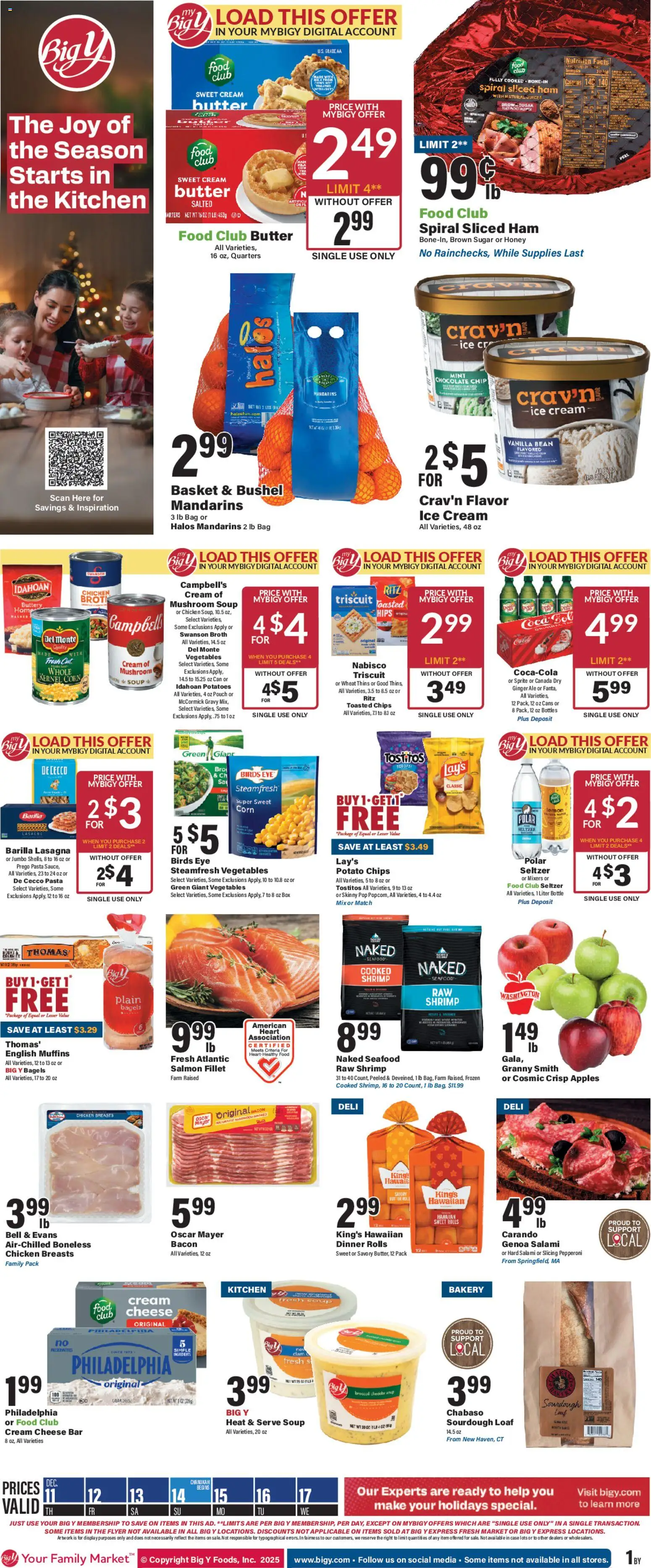 Ad Preview of Big Y Weekly Ad from 12/11/2025
