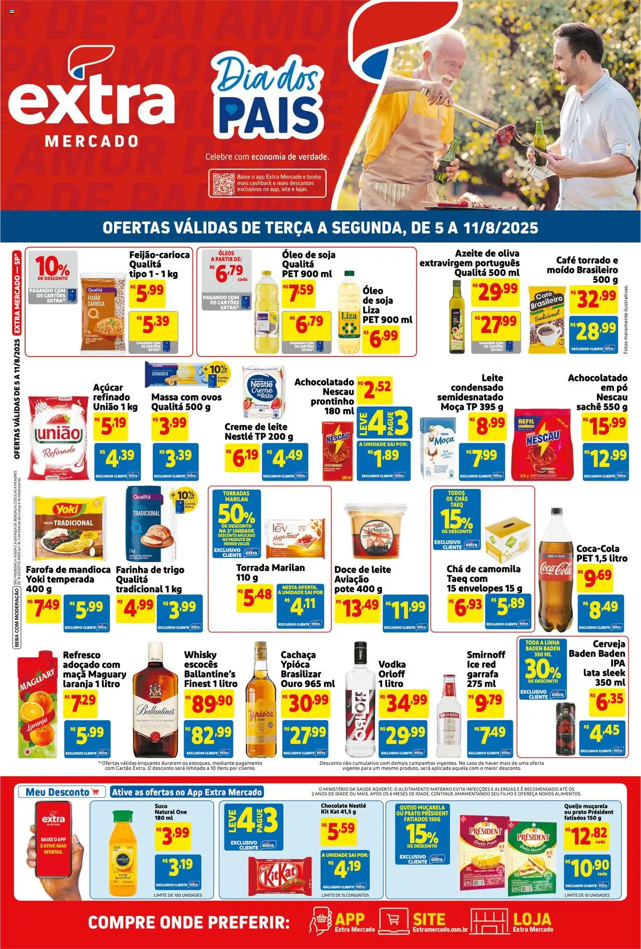 Extra folheto "Ofertas de Mercado" válido a partir de 05/08/2025 - número de página 1