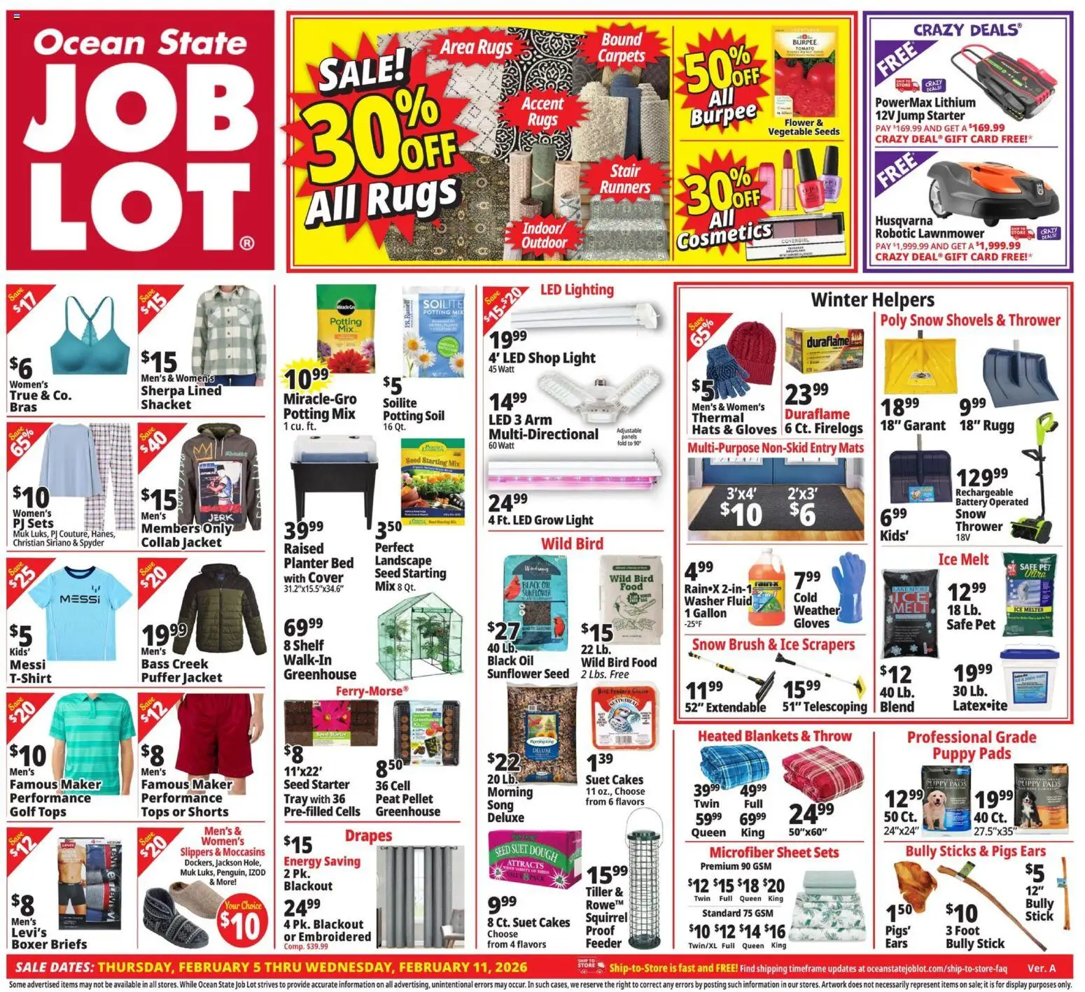 Ad Preview of Ocean State Job Lot Weekly Ad from 02/05/2026