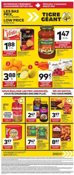 Un aperçu du dépliant Weekly flyer / circulaire du magasin Giant Tiger est valide à partir 10 sept. 2025