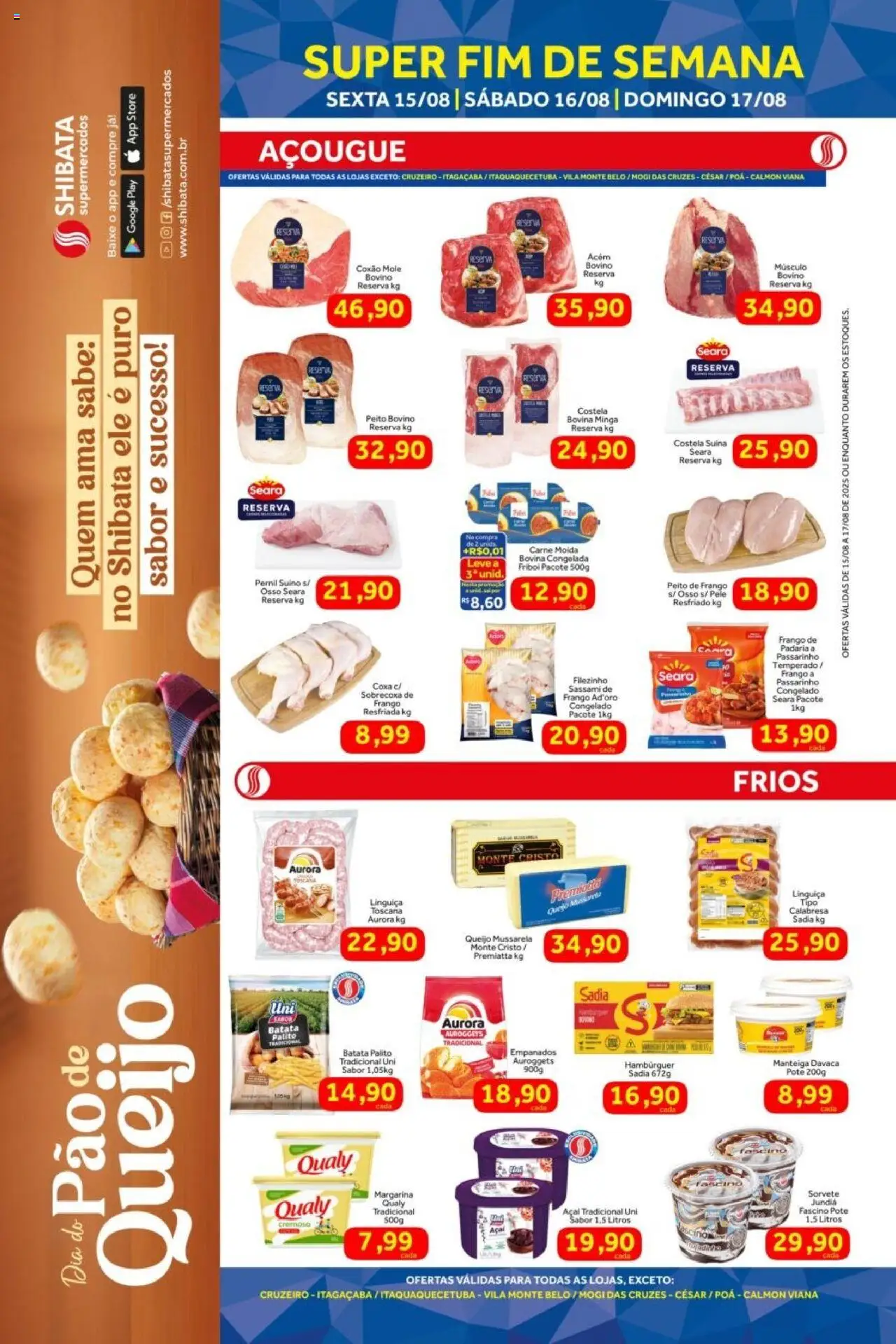 Shibata folheto "Ofertas Fim de Semana" válido a partir de 15/08/2025 - número de página 1