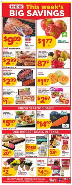 Ad Preview of H-E-B Weekly Ad from 09/24/2025