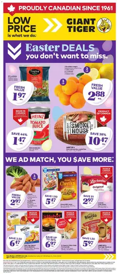 Preview of leaflet Weekly Flyer from shop Giant Tiger is valid from Apr 01, 2026