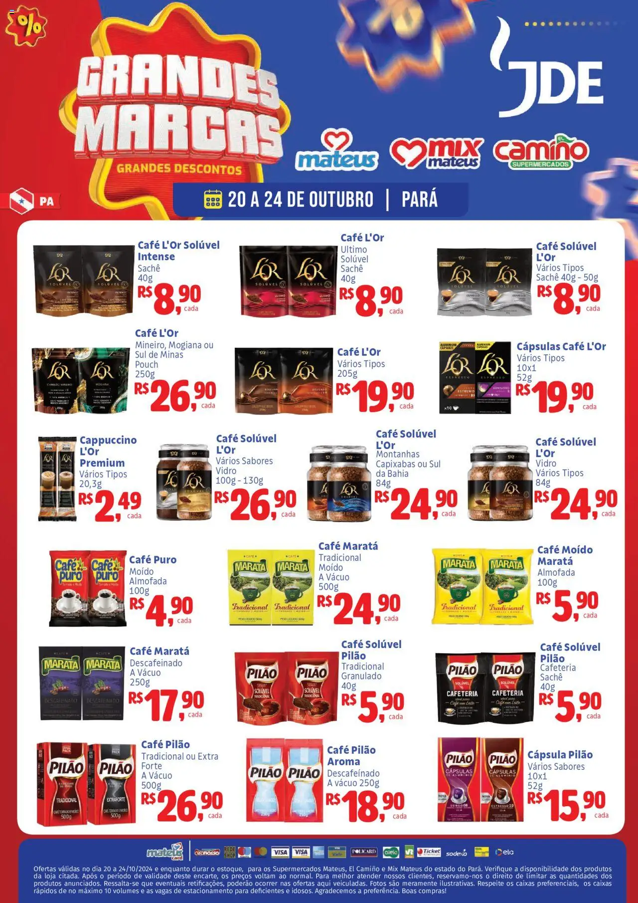Mateus folheto "Ofertas Festival Café " válido a partir de 20/10/2025 - número de página 1