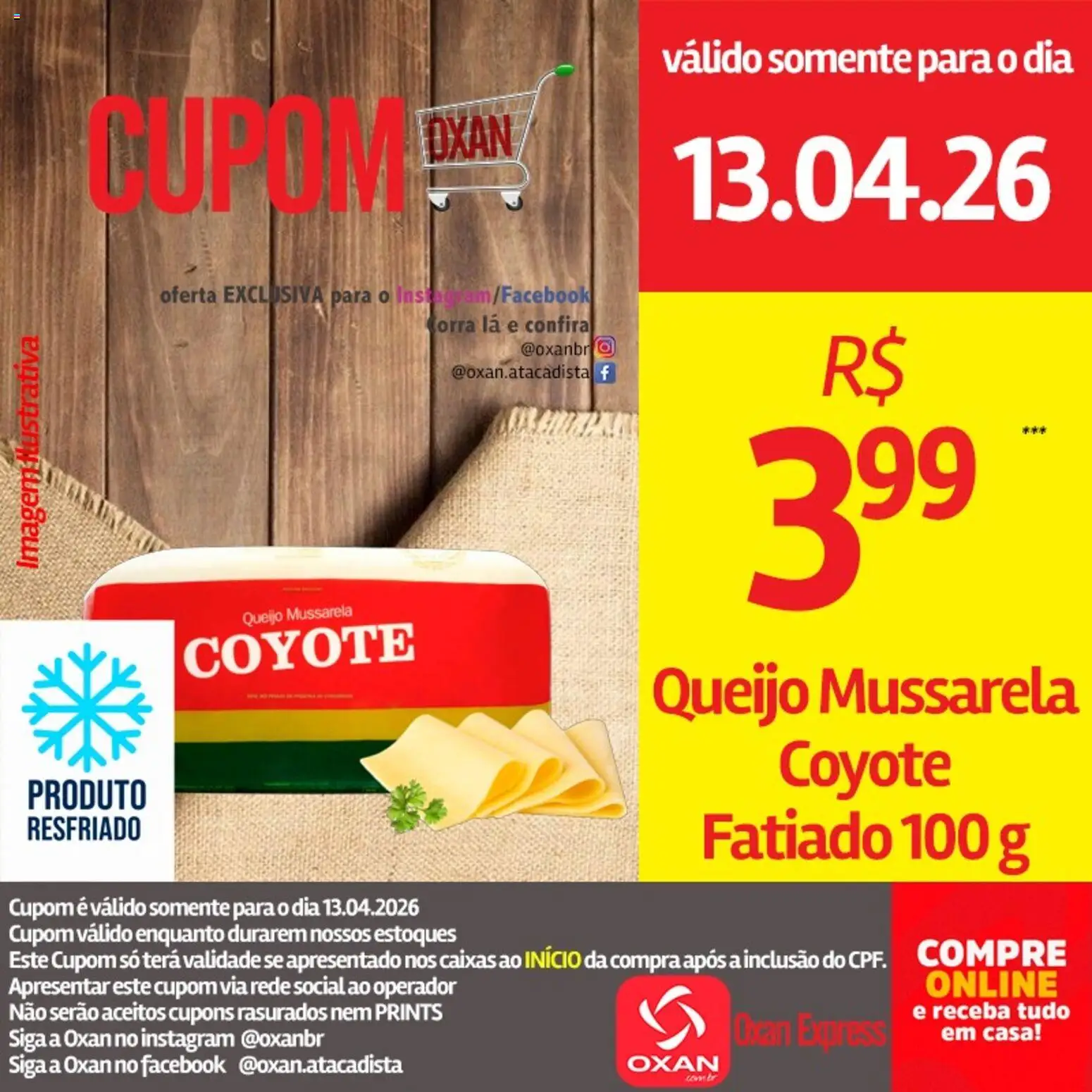 Pré-Visualização do folheto "Oxan Atacadista - Ofertas da semana" da loja Oxan Atacadista válido a partir de 13/04/2026