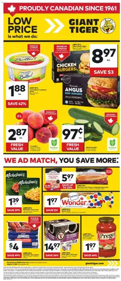 Preview of leaflet Weekly Flyer from shop Giant Tiger is valid from Aug 06, 2025