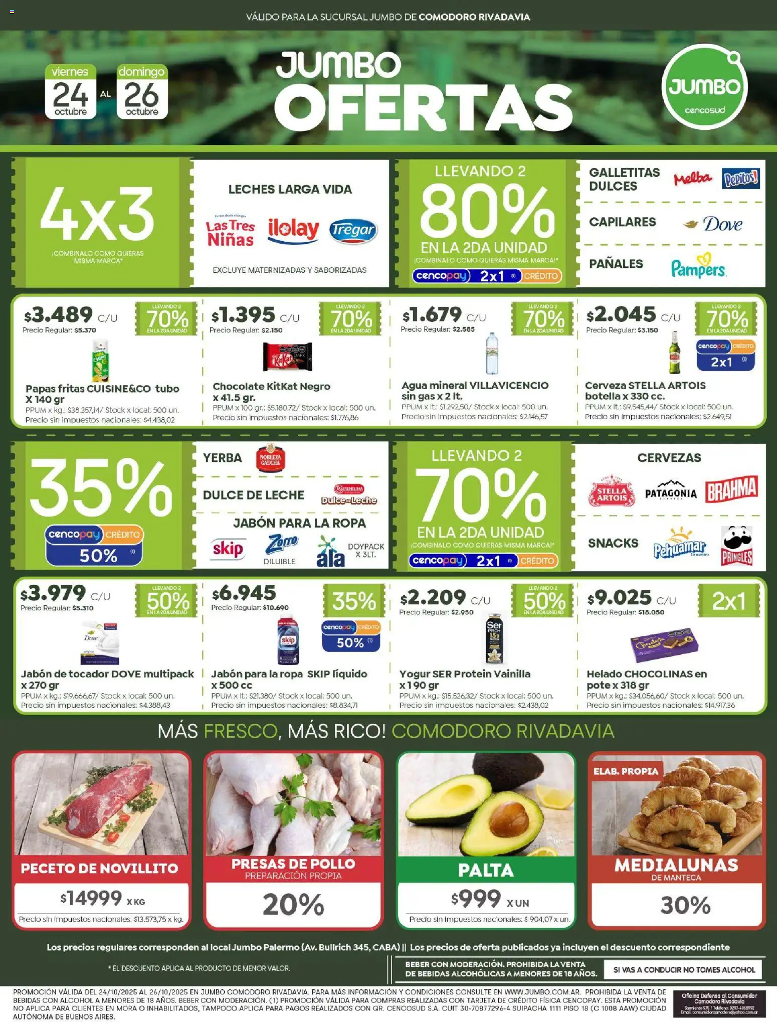 Jumbo Ofertas | Comodoro del 24/10/2025 >> Catálogo