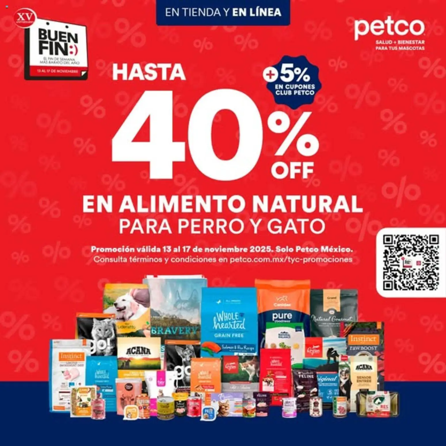 Vista previa las ofertas de la tienda PetCo - Buen Fin desde el 13/11/2025 - Puré