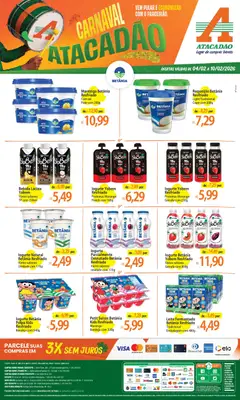 Pré-Visualização do folheto "Ofertas - PB" da loja Atacadão válido a partir de 04/02/2026