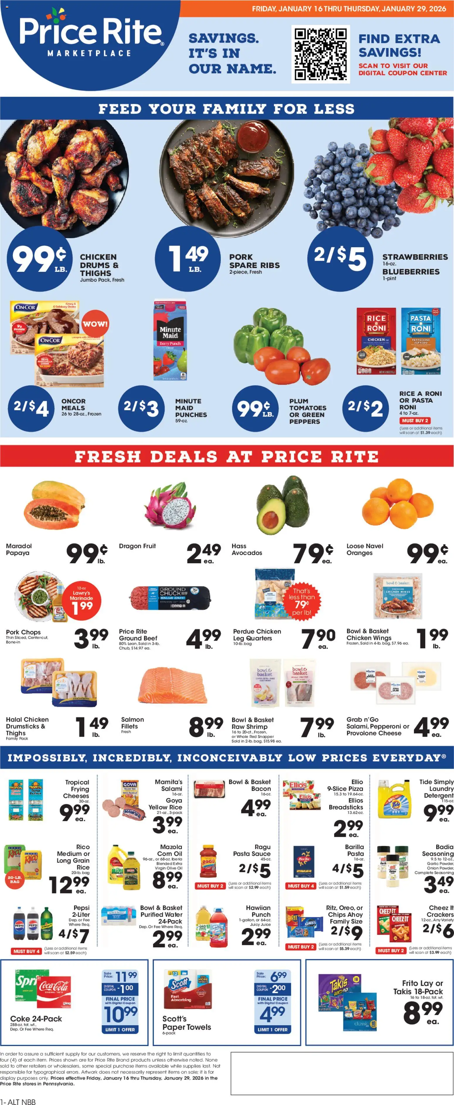 Price Rite Weekly Ad from 01/16/2026 >> Flyer