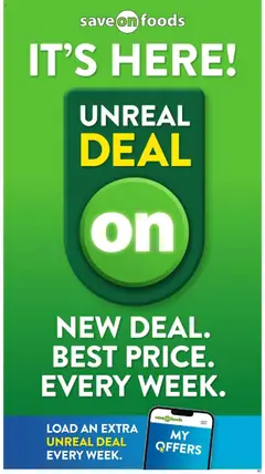 Un aperçu du dépliant Weekly flyer / circulaire du magasin Save on foods est valide à partir 4 sept. 2025