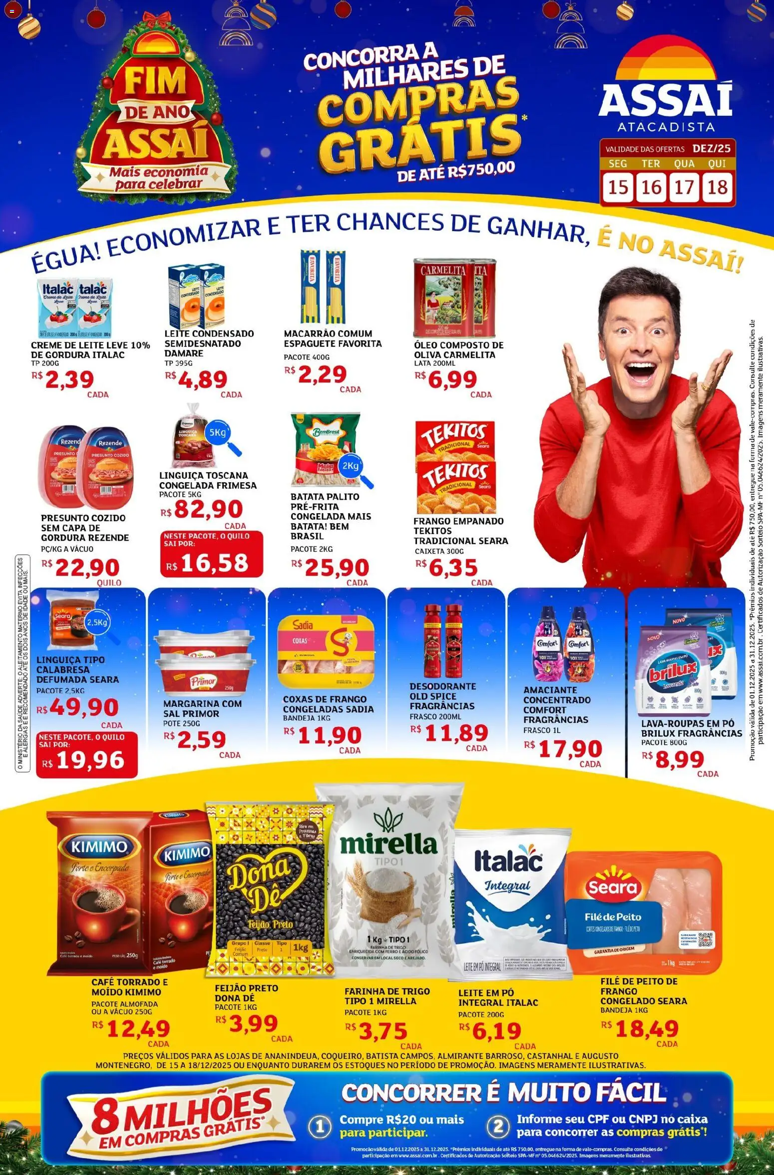 Pré-Visualização do folheto "Encarte - PA" da loja Assaí Atacadista válido a partir de 15/12/2025