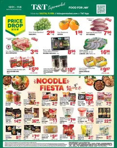 Preview of leaflet Weekly Flyer - BC from shop T&T Supermarket is valid from Oct 31, 2025