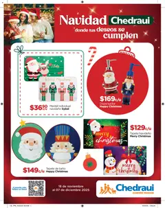 Vista previa las ofertas de la tienda Chedraui - Folleto Navidad desde el 18/11/2025 