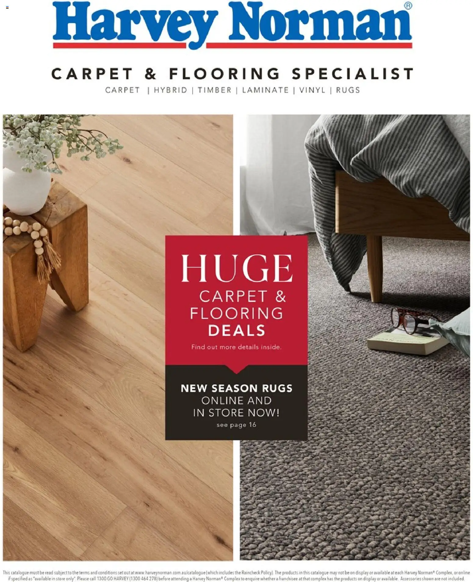 Preview of catalogue Harvey Norman March Flooring Digital Catalogue from shop Harvey Norman valid 05/03/2026 - Carpet, Flooring, Rugs, Accessories