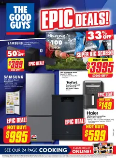Preview of catalogue Epic Deals! from shop The Good Guys valid 06/08/2025